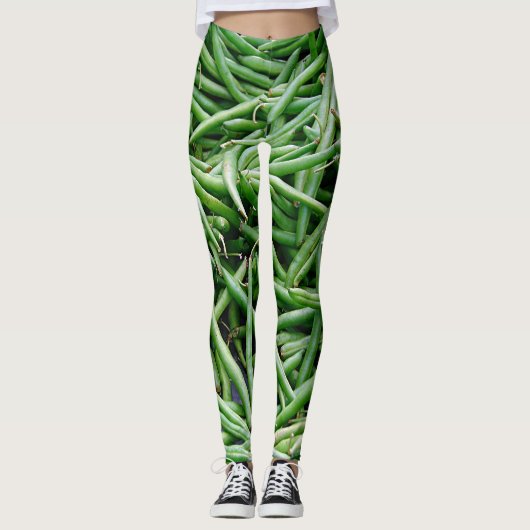 Leggings Légendes de haricots verts (Devant)