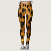 Leggings Légendes de la peau de Faux Leopard (Devant)