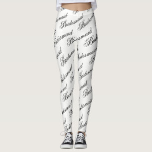 Leggings Légendes de la servante - Blanc et Noir