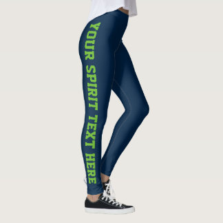 Leggings Légendes de l'esprit de l'école de la Marine Lime 