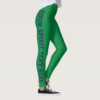 Leggings légendes de l'esprit de l'école verte Coutume Text