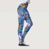 Leggings Légendes de libellules bleues (Droite)
