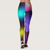 Leggings Légendes de mélange de couleurs uniques (Dos)
