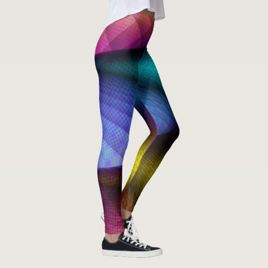 Leggings Légendes de mélange de couleurs uniques (Droite)