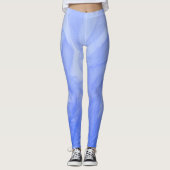 Leggings Légendes de mode bleue pour femmes (Devant)