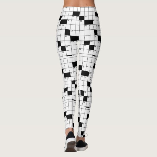 Leggings Légendes de mots croisés (Dos)