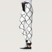 Leggings Légendes de Ninja - Poisson à maille complète (Gauche)