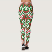 Leggings Légendes de Noël de motif moche (Dos)