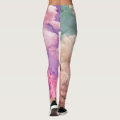 Leggings Légendes de nuage colorées (Dos)