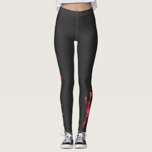 Leggings Légendes de patinage de silue - étoile rouge ara
