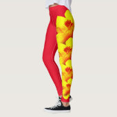 Leggings Légendes de pavot à fleurs de l'État de Californie (Gauche)
