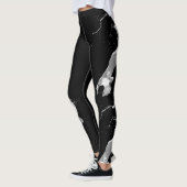Leggings Légendes de peinture blanche (Gauche)