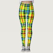 Leggings Légendes de perfection plaid (Devant)