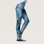 Leggings Légendes de pierre de la géode d'âge bleu (Droite)