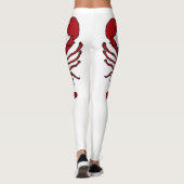 Leggings Légendes de plage de homard mignonnes (Dos)