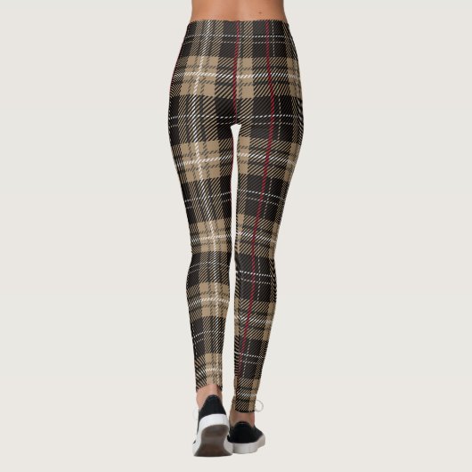 Leggings Légendes de plaid (Dos)