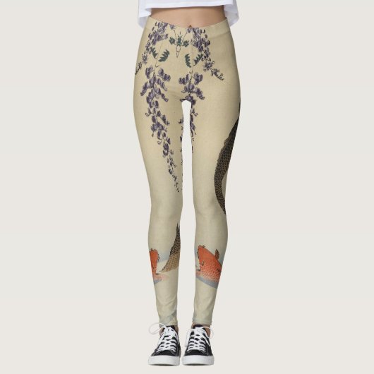 Leggings Légendes de poisson en saute (Devant)