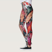 Leggings Légendes de poissons de Koi (Gauche)