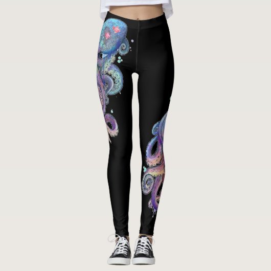 Leggings Légendes de poulpe (Devant)