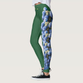 Leggings Légendes de raisins de l'État de l'Oregon vert (Gauche)