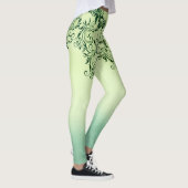 Leggings Légendes de rêve vert citron (Droite)