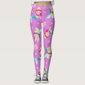 Leggings Légendes de style sirène (Devant)