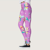 Leggings Légendes de style sirène (Gauche)