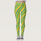 Leggings Légendes de table périodique FitChick 2 (Devant)