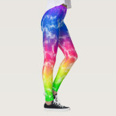 Leggings Légendes de teinture à tartines vibrantes (Droite)