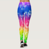 Leggings Légendes de teinture à tartines vibrantes (Dos)