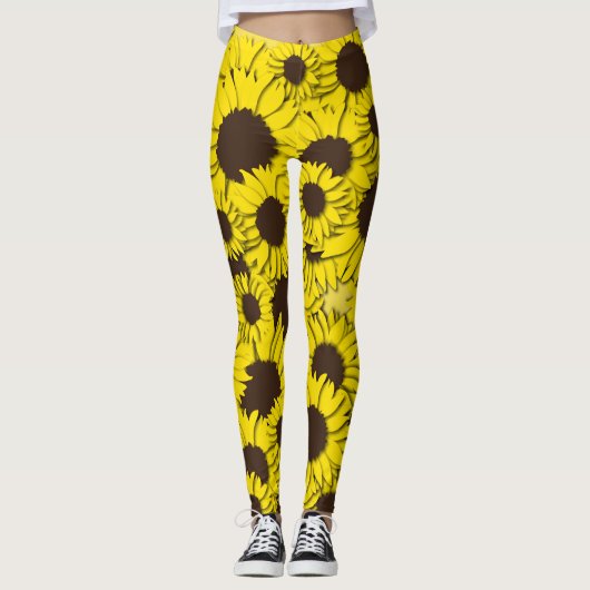 Leggings Légendes de tournesol (Devant)