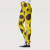 Leggings Légendes de tournesol (Gauche)