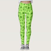 Leggings Légendes de trèfle de St Patrick pour femmes (Devant)