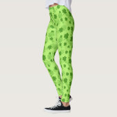 Leggings Légendes de trèfle de St Patrick pour femmes (Gauche)