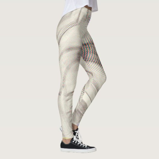 Leggings Légendes de Trippy Illusion Optique Abstraite (Droite)