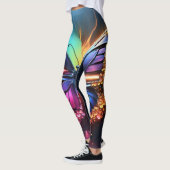 Leggings Légendes de vêtements pour femmes papillons (Gauche)