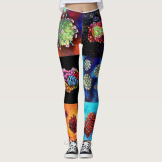 Leggings Légendes de virus !