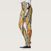 Leggings Légendes des bouleaux d'automne (Gauche)