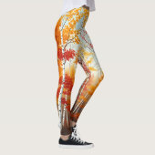 Leggings Légendes des bouleaux d'automne (Droite)