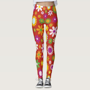 Leggings Légendes des femmes de Flower Power