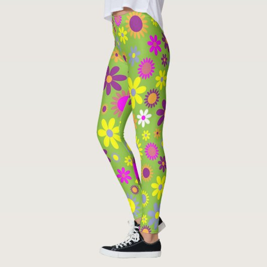 Leggings Légendes des femmes de Flower Power (Gauche)