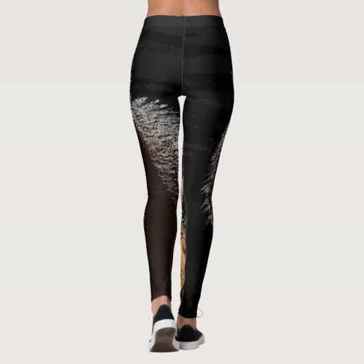 Leggings Légendes des femmes Husky de Sibérie (Dos)