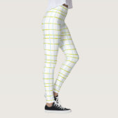 Leggings Légendes Design Plaid bleu/vert (Droite)