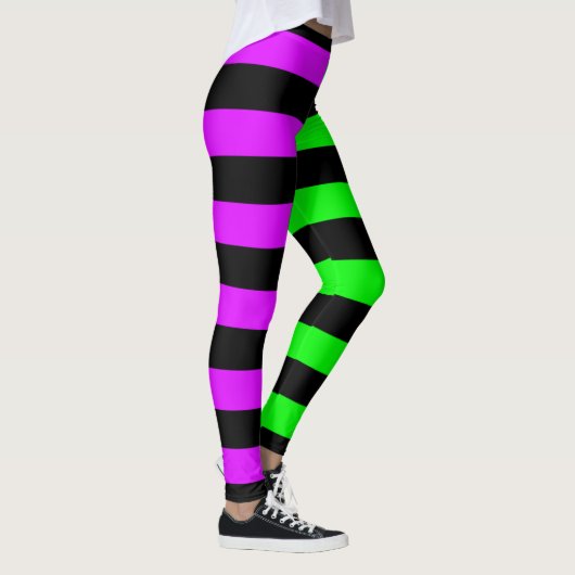 Leggings Légendes d'Halloween violet vert (Droite)