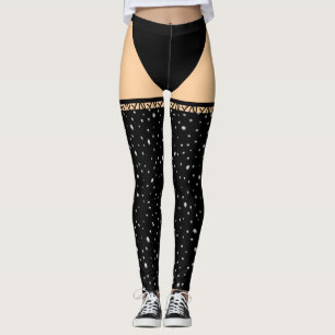 Leggings Légendes d'illusion pointillées