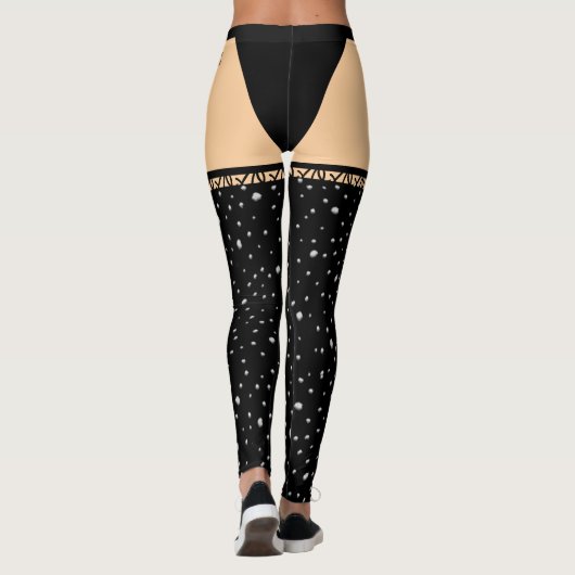 Leggings Légendes d'illusion pointillées (Dos)