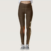 Leggings Légendes d'impression Abstraites (Devant)