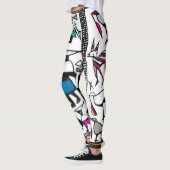 Leggings Légendes d'impression africaines de Senufo (Gauche)