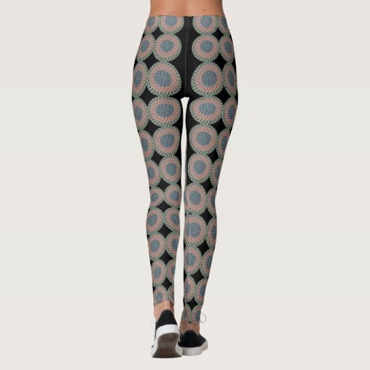 Leggings Légendes d'impression Allover pour femmes (Dos)