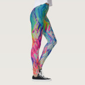 Leggings Légendes d'impression colorées (Droite)